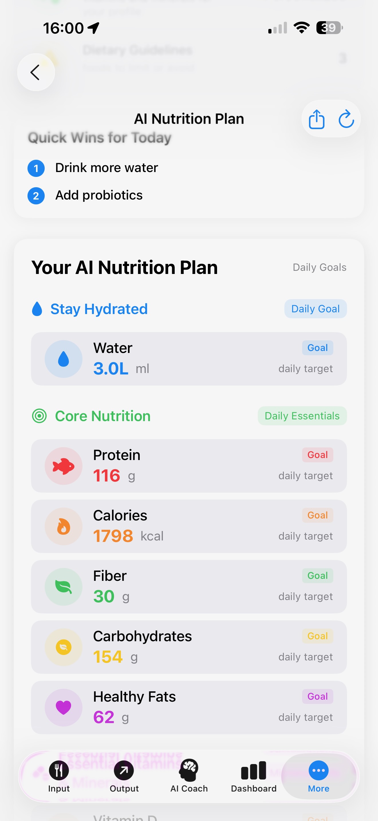 GutFlow AI Nutrition Plan